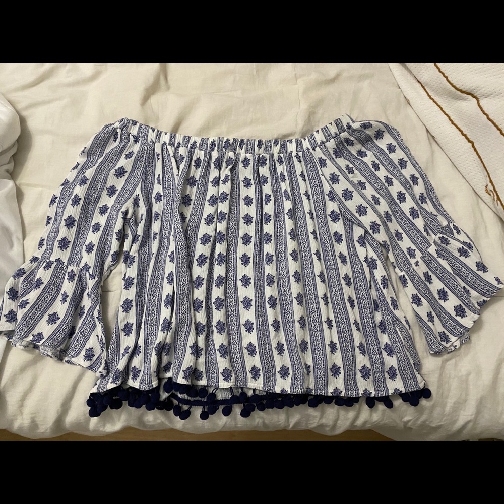 off the shoulder shirt